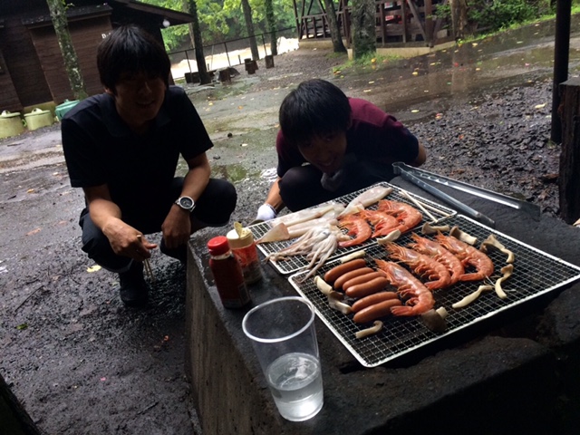 台風のなか。。。