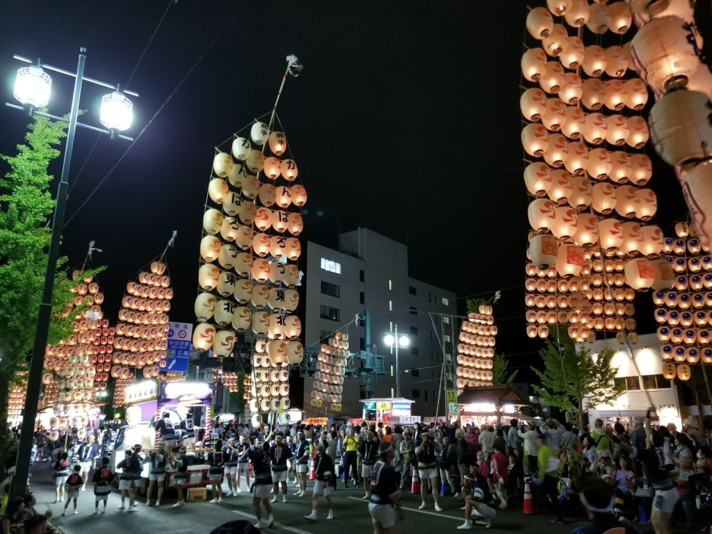 弾丸竿燈祭り！